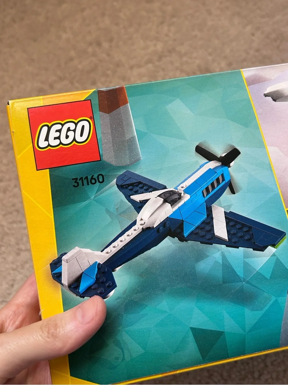 Lego Creator 31160 3 in 1 Aircraft Race Plane Building Set 178 Pcs OS New